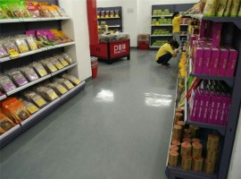 商场超市实用耐磨水泥硬化剂地坪 美观平整性价比高